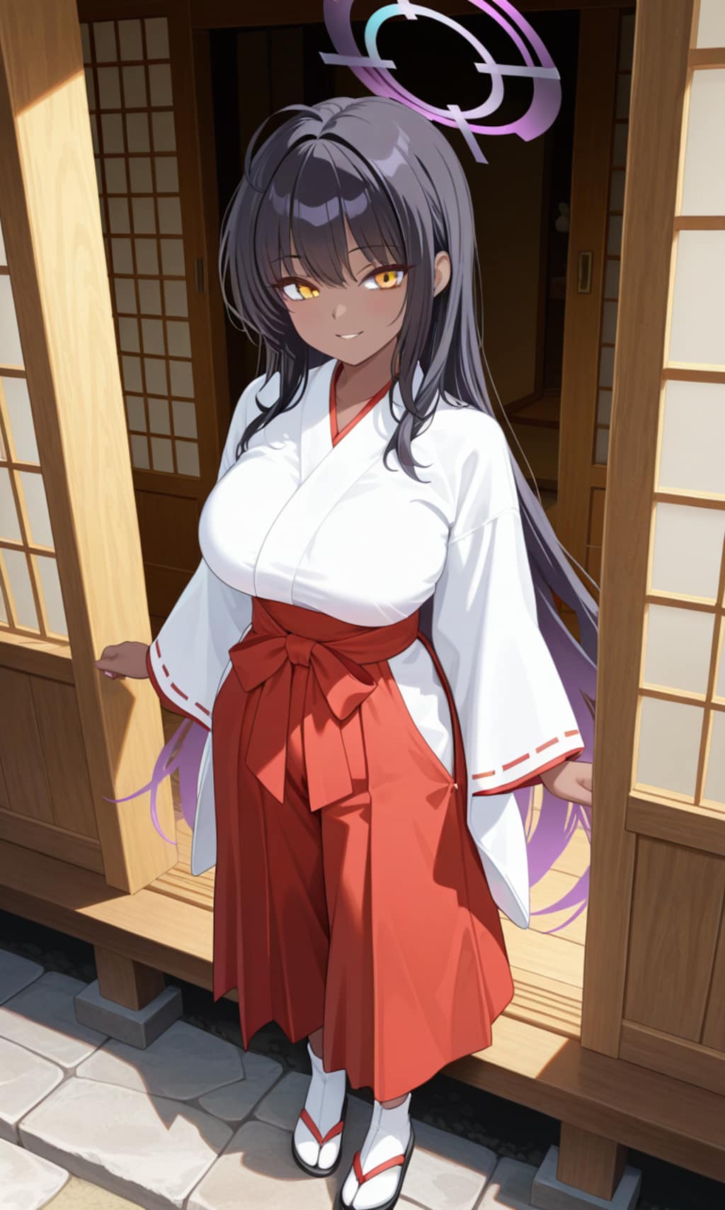 角楯カリン　巫女1