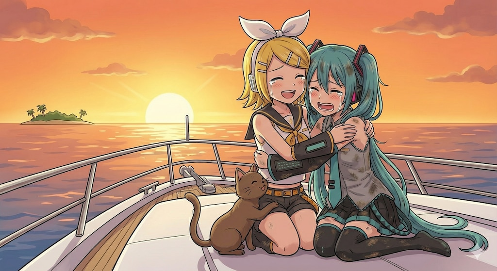 ミクさん発見！ よかったね😂