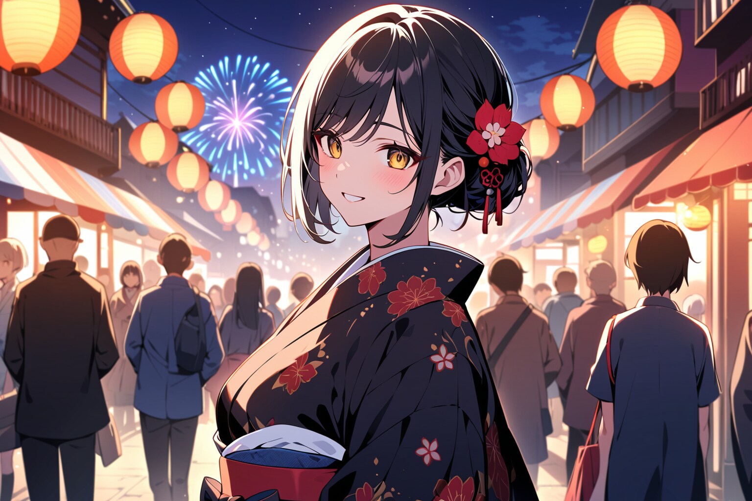 夏祭りの夜 2024 | の人気AIイラスト・グラビア