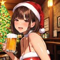 聖夜の飲み会 2枚目