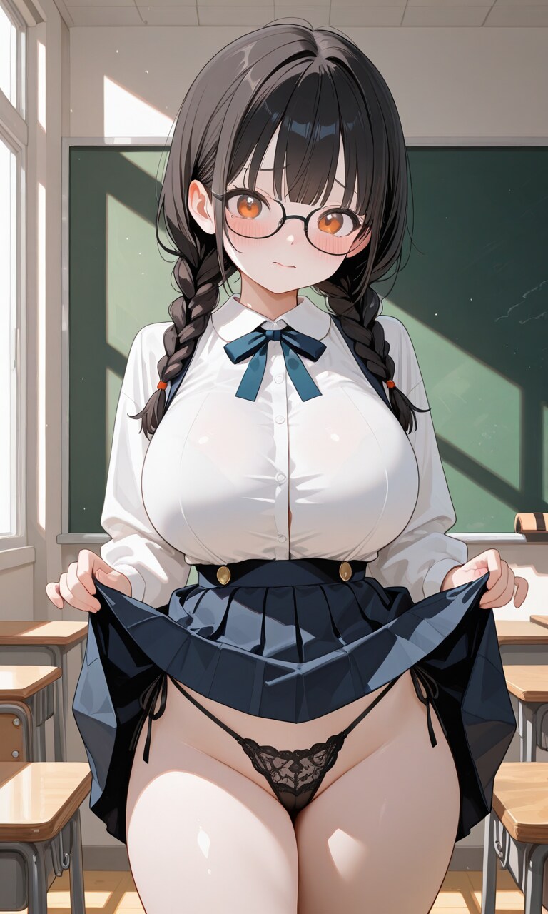 あ・・あの、言われた通り履いてきました