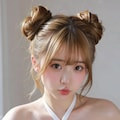 エッチな衣装を着せられてプク顔になる女の子 7枚目