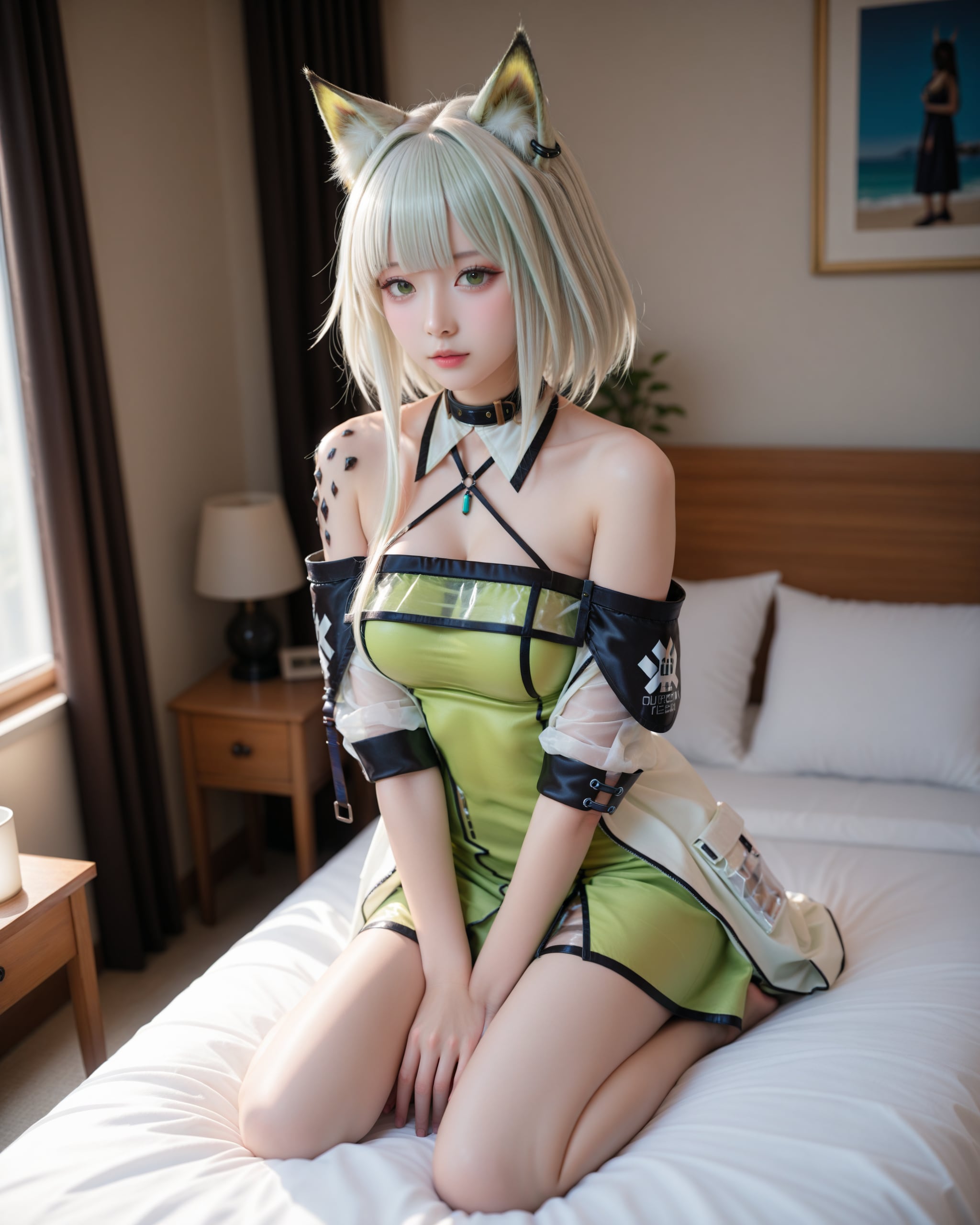 アークナイツ ケルシーコスプレのレイヤーさんにぶっかけ