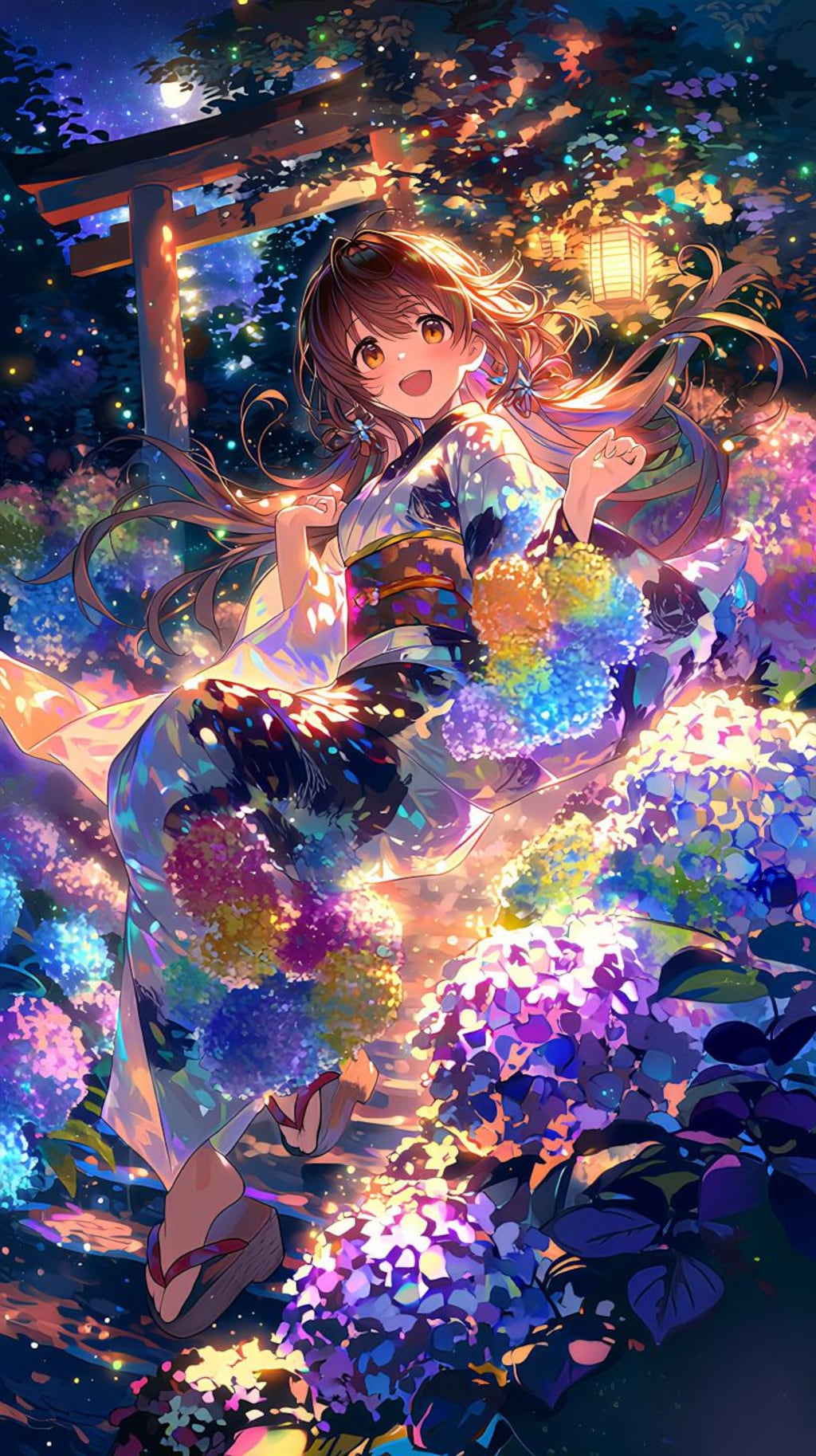 紫陽花と君