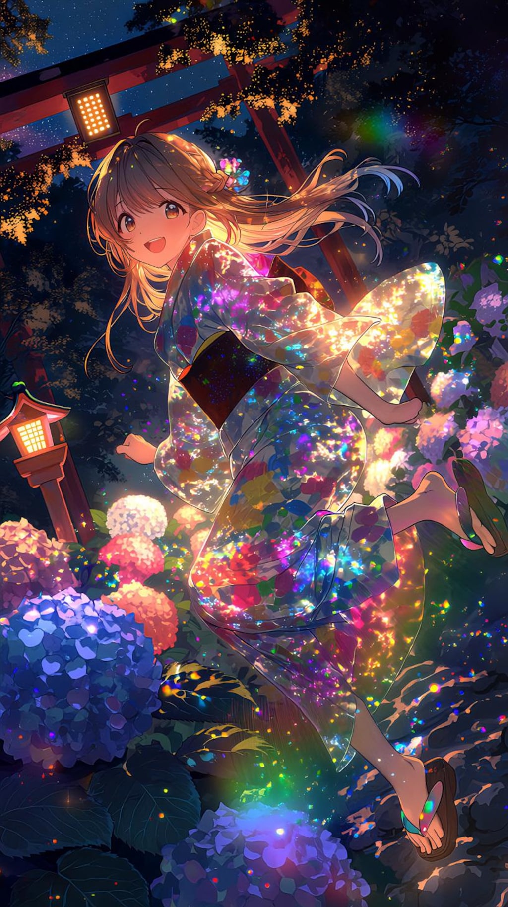 紫陽花と君