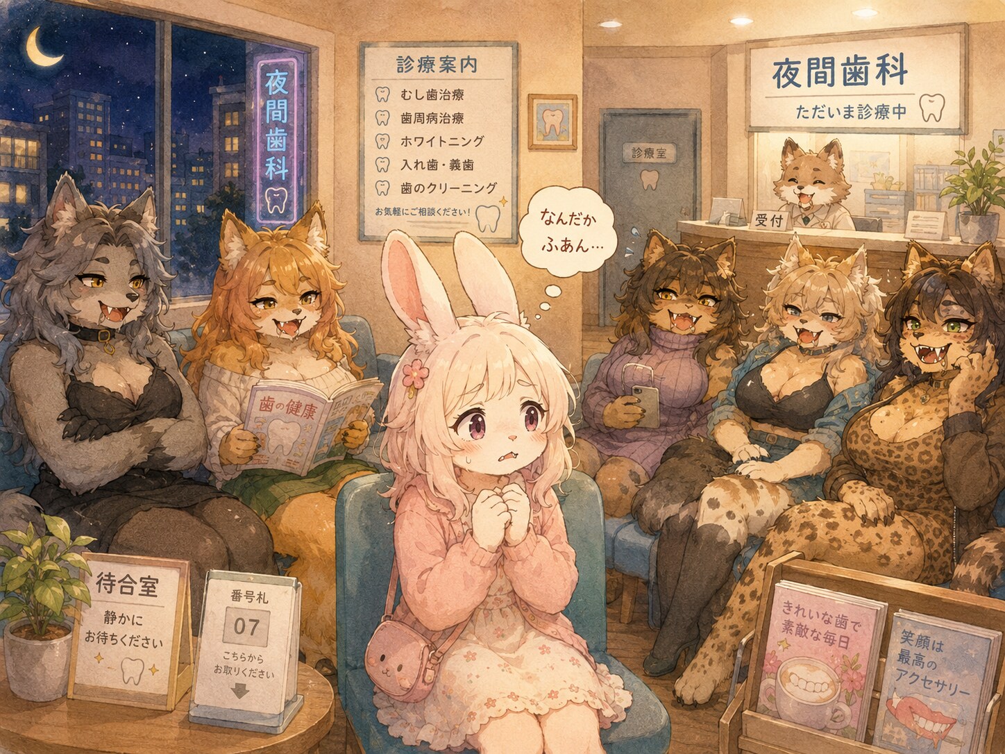 深夜の歯医者さん