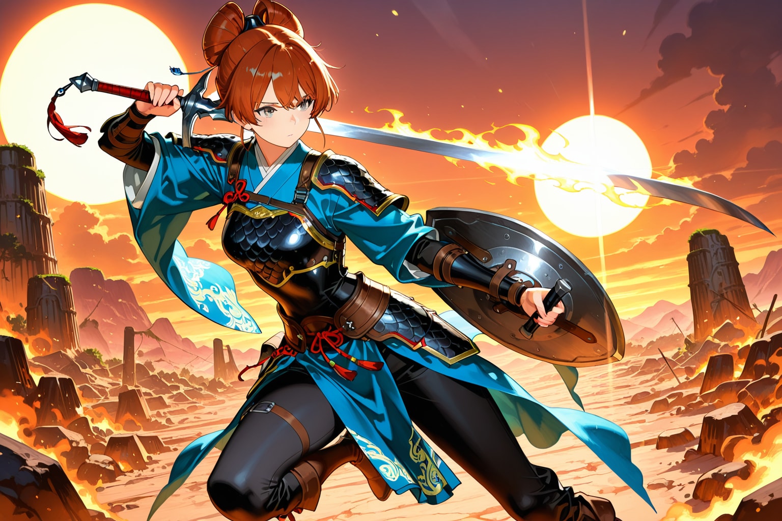 中華剣士 | の人気AIイラスト・グラビア