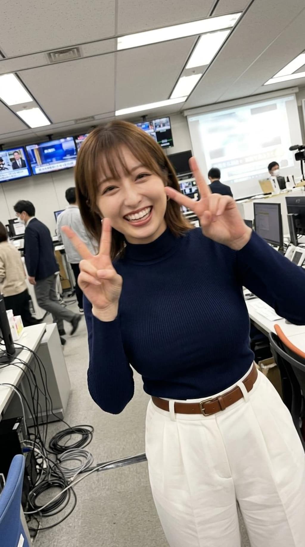 地方アナのお仕事オフショット