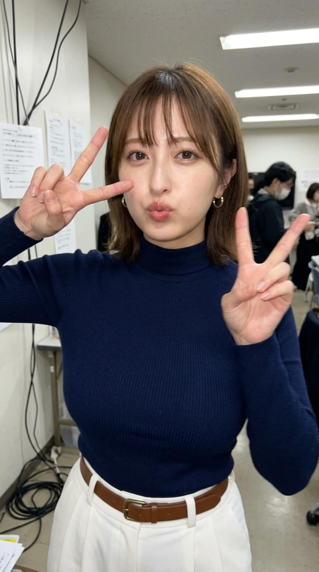 地方アナのお仕事オフショット