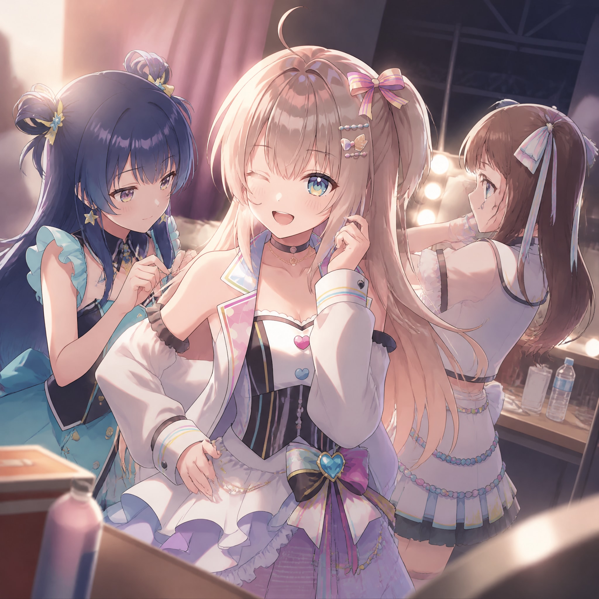 舞台裏（４）３時のアイドル　GPTimages2.0 | の人気AIイラスト・グラビア