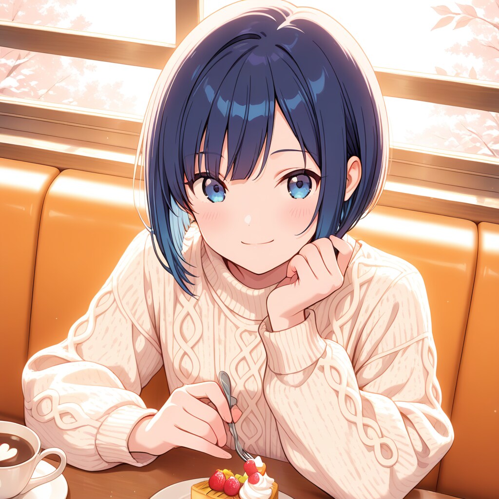 ワッフルと微笑み