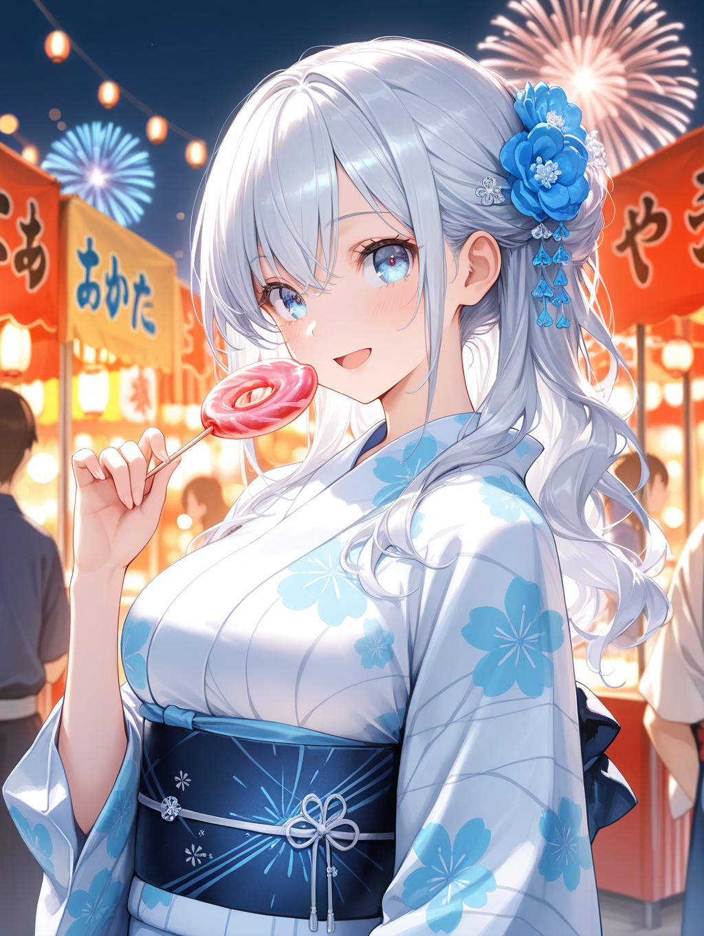 同級生と夏祭り