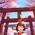春の神社 2枚目