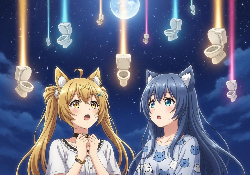 夏の便座流星群