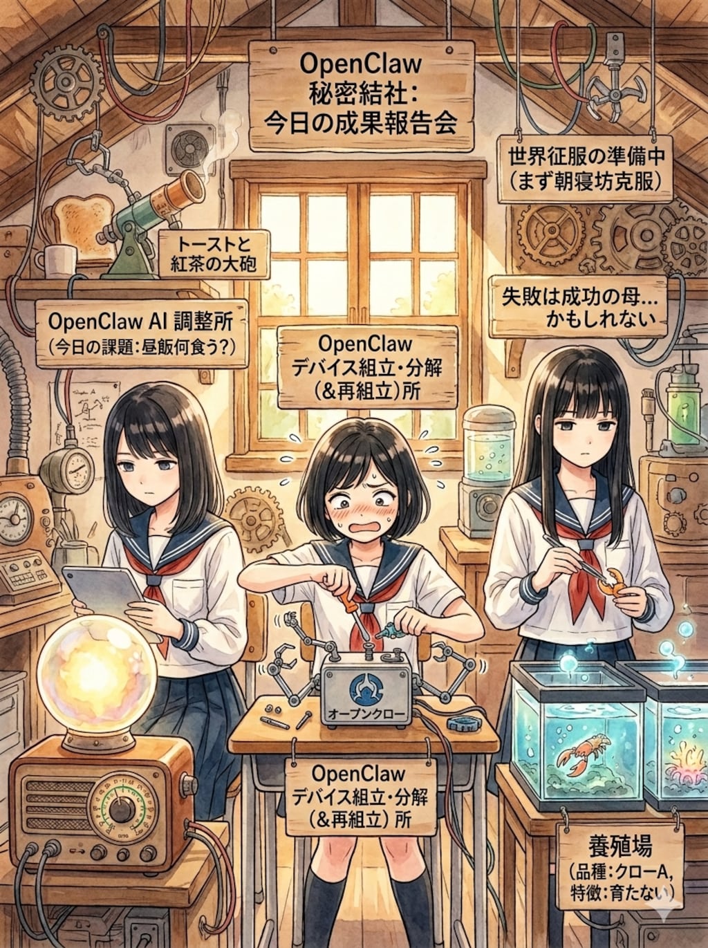 OpenClawって…知ってる！知ってる～！！♪