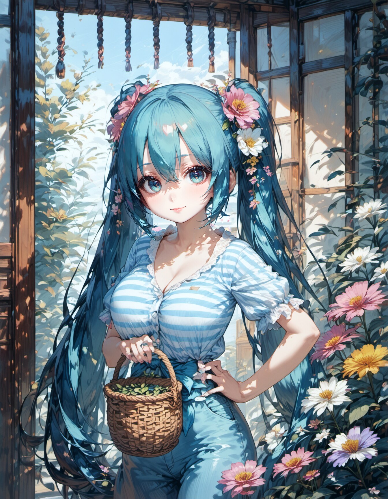 striped | の人気AIイラスト・グラビア