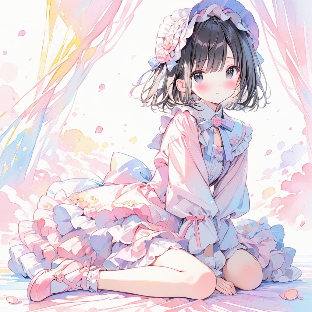 女の子座り(VEGA2) | の人気AIイラスト・グラビア