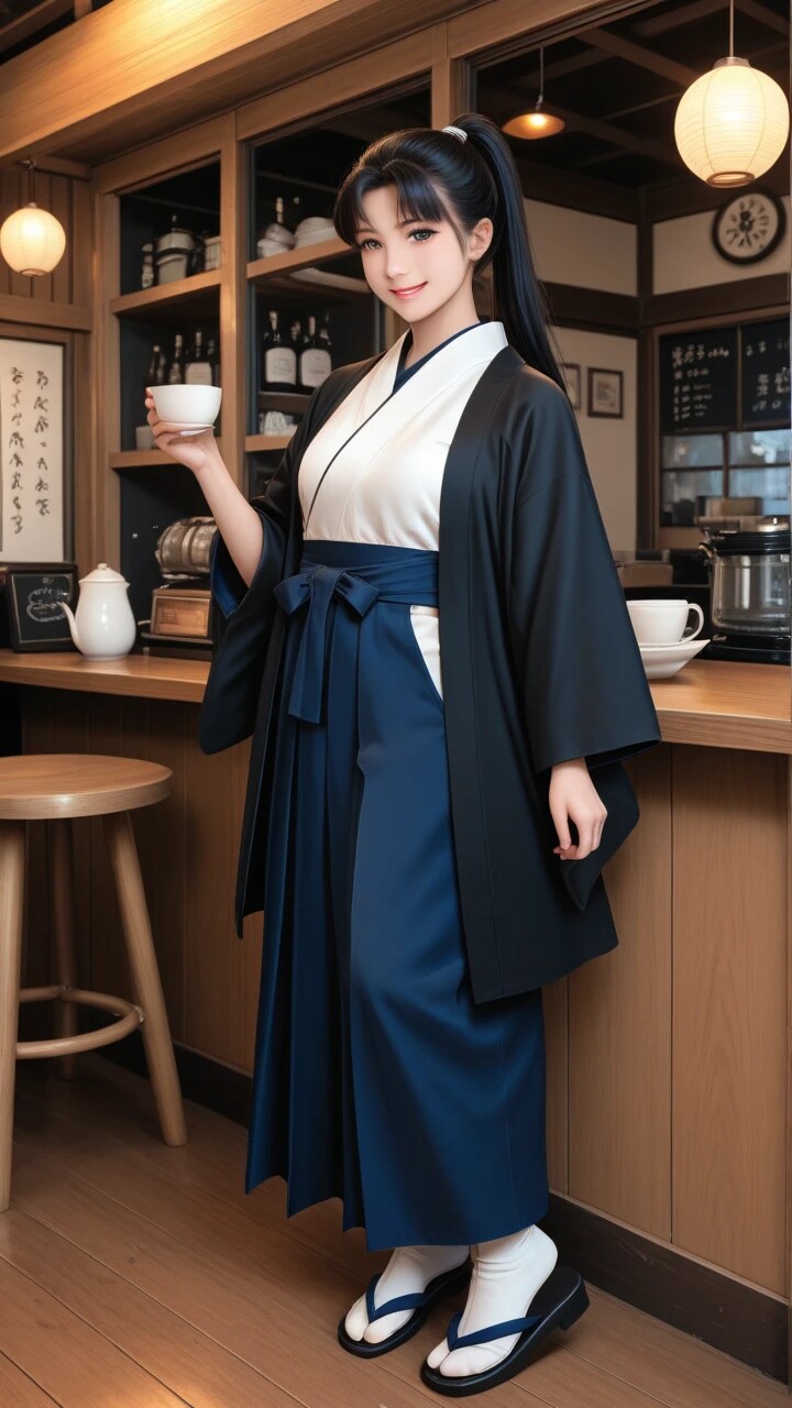 勝麟太郎の国民の文学カフェ横浜山手駅前店　子母澤寛「おとこ鷹」原作