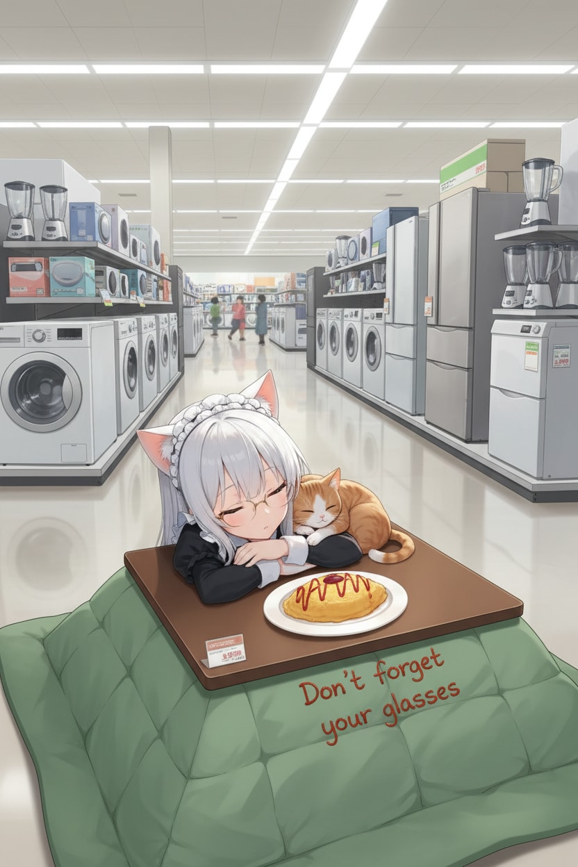 スーパーちちぷい家電売場👓 | の人気AIイラスト・グラビア