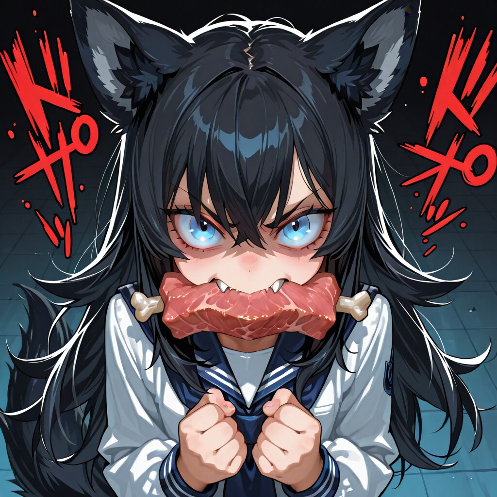 狼に育てられた少女？(半狼人)
