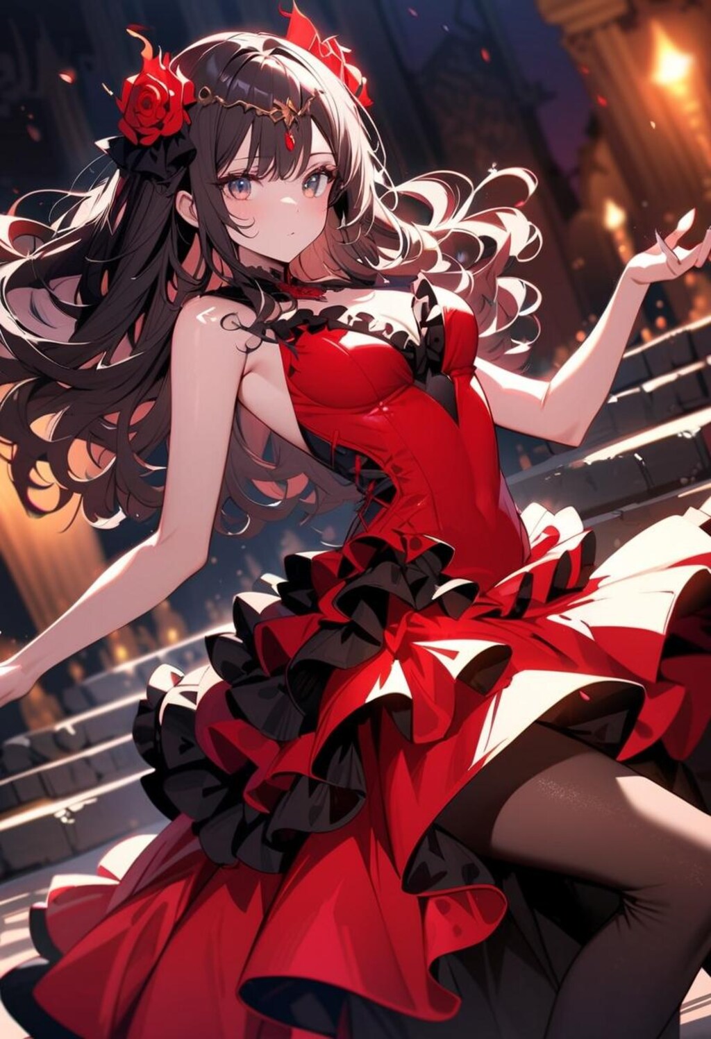 風に舞うフラメンコ2