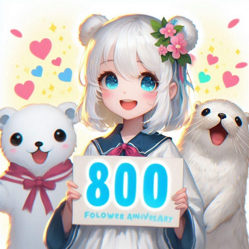 800フォロー御礼