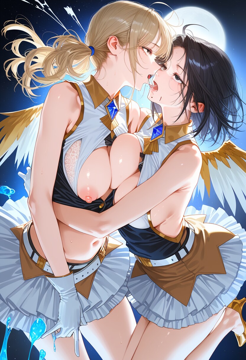 魔法少女レズキス月夜の秘め事