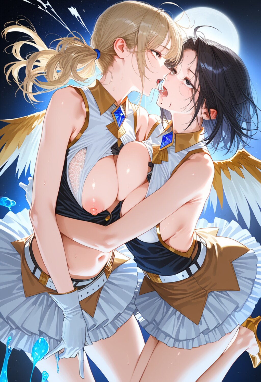 魔法少女レズキス月夜の秘め事