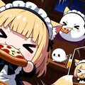 おピッツァメイド稲荷ちゃん、摩訶不思議を体験する🍕👻🦊 6枚目