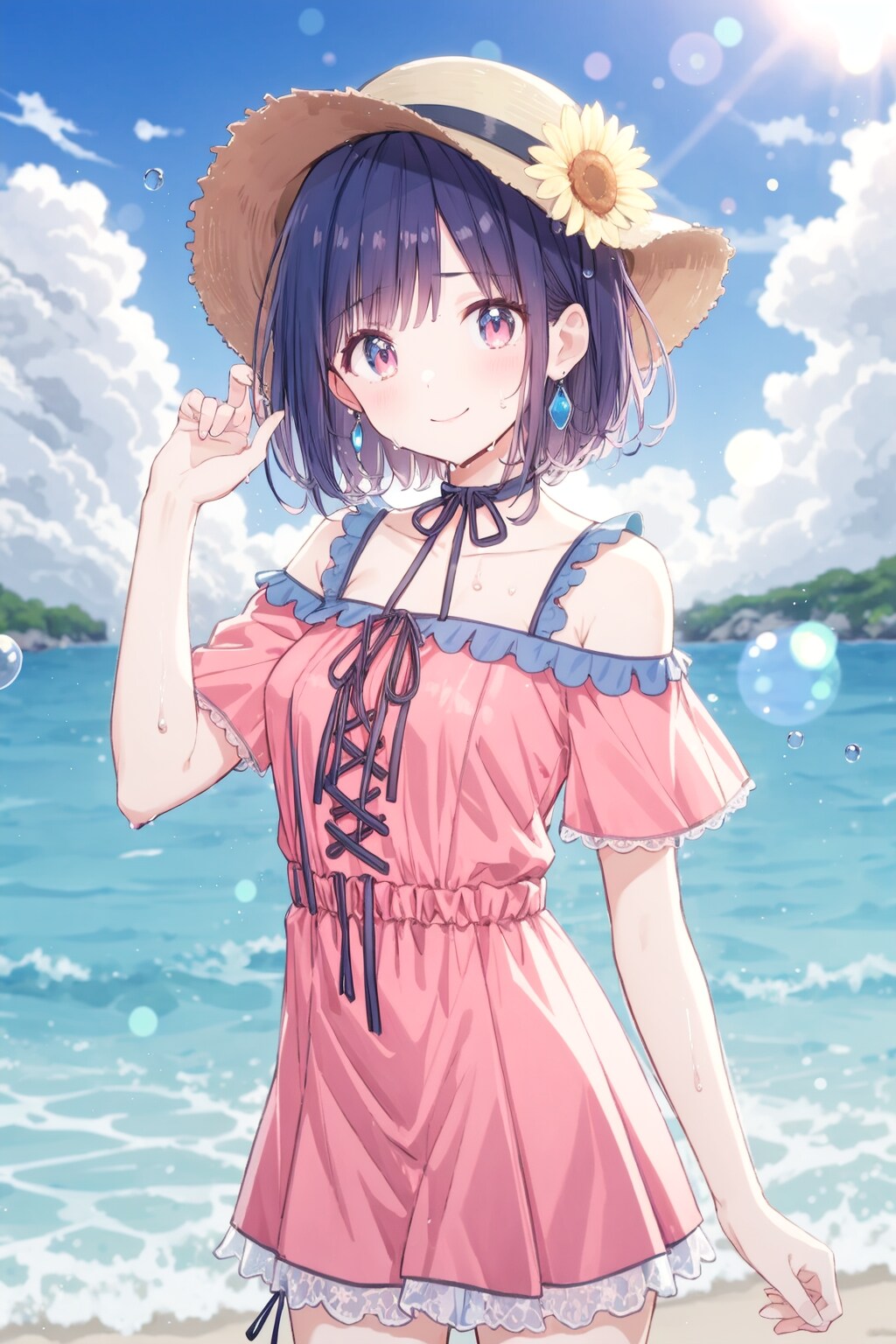 夏の日2 | の人気AIイラスト・グラビア