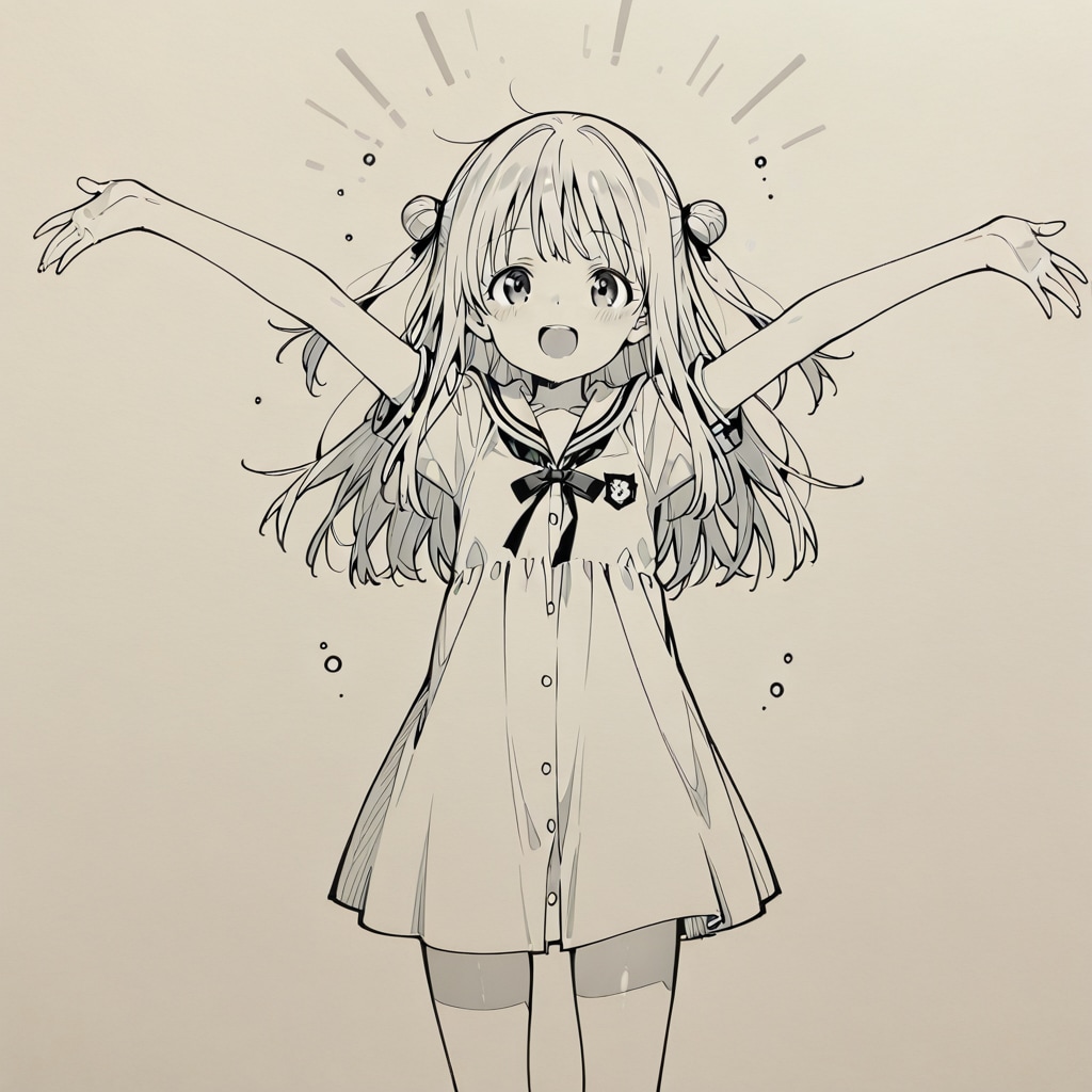 下書きの女の子 | の人気AIイラスト・グラビア