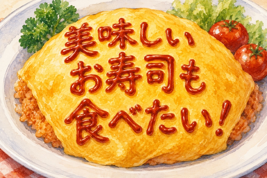 【#オムライス】で主張