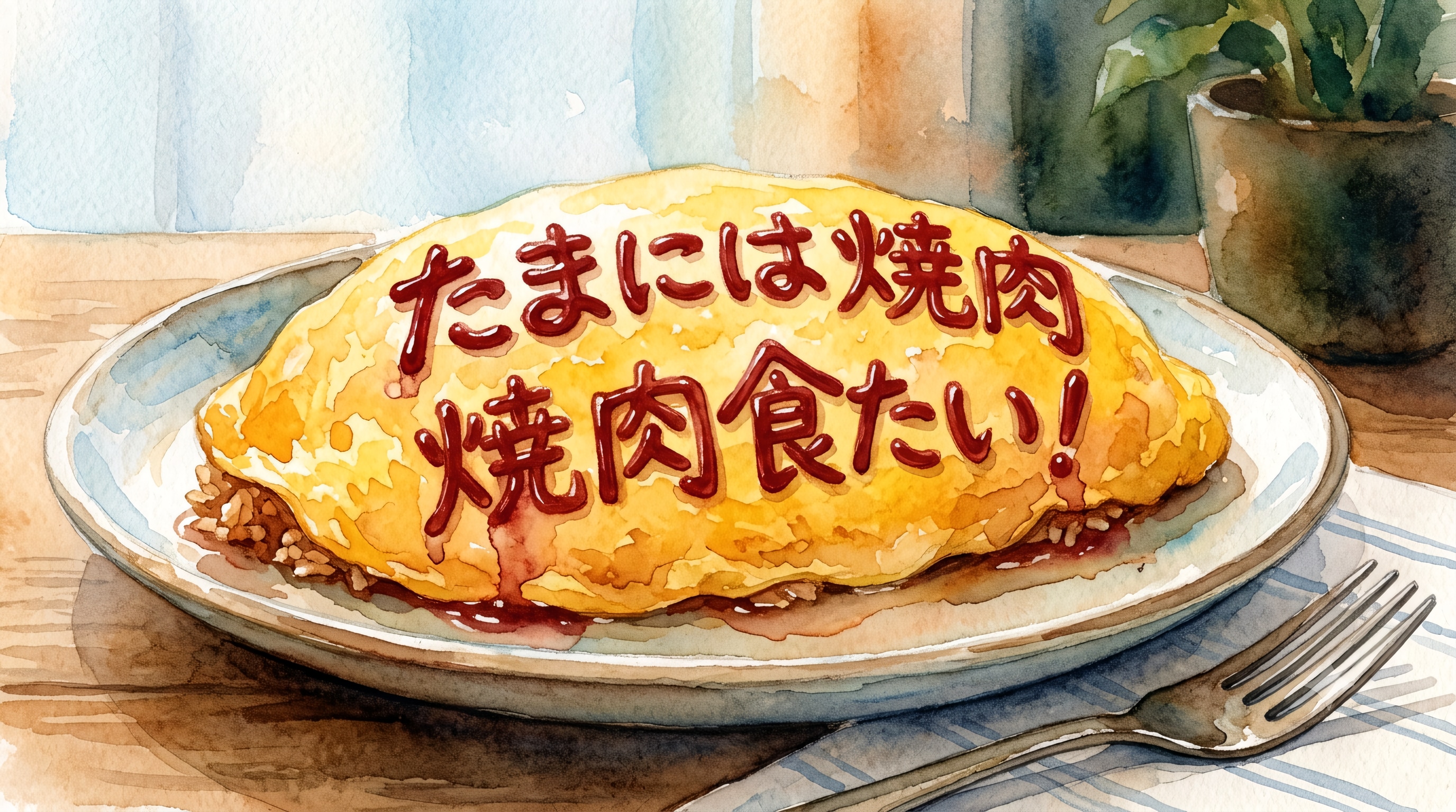 【#オムライス】で主張
