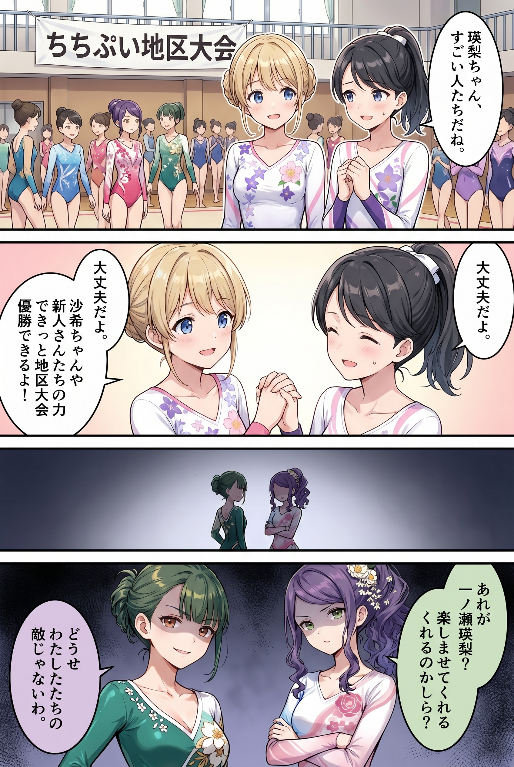 ユーザー投稿企画「新体操部、地区大会！」やります～😅 | の人気AIイラスト・グラビア