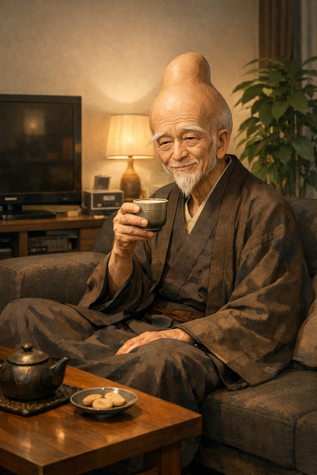 見知らぬ爺さん