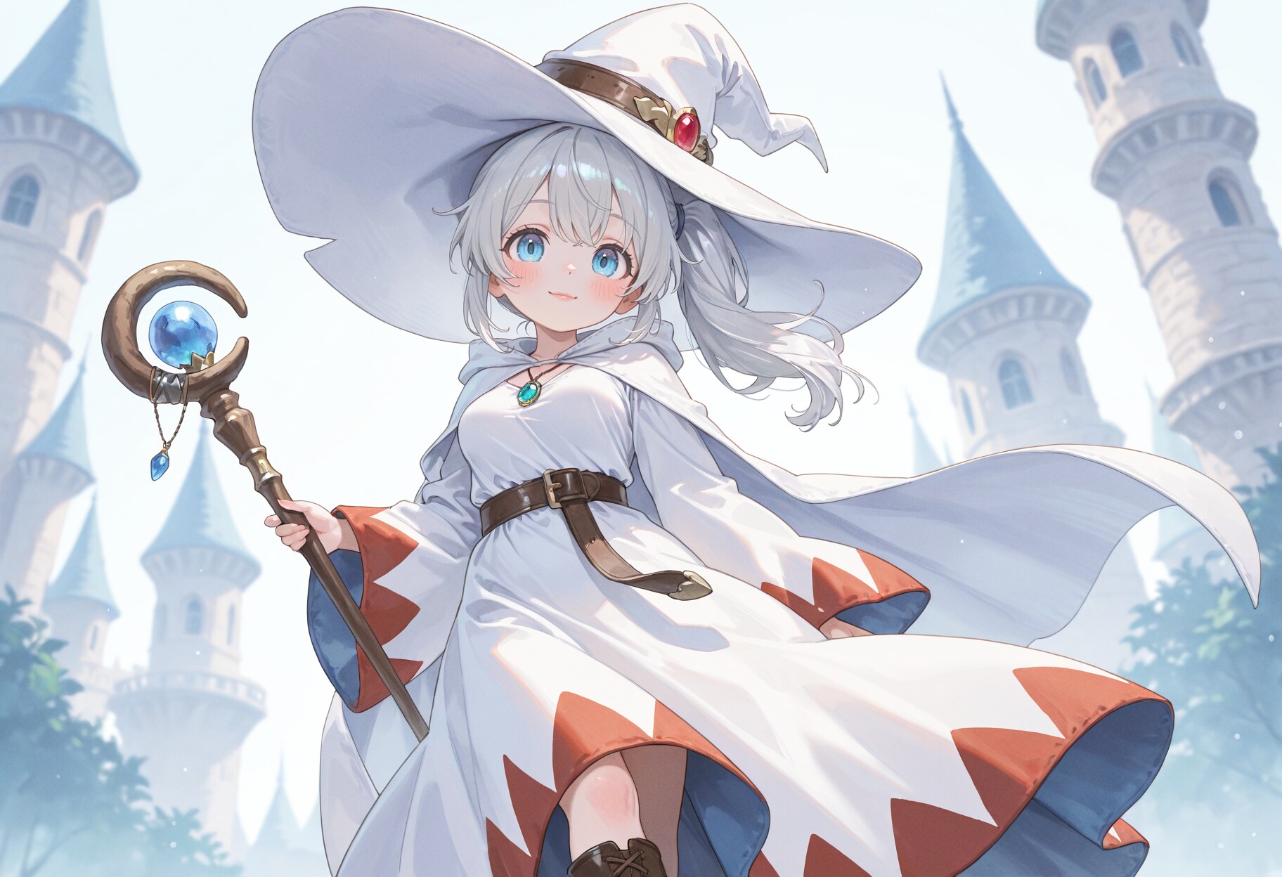 都に住む白魔道士の少女
