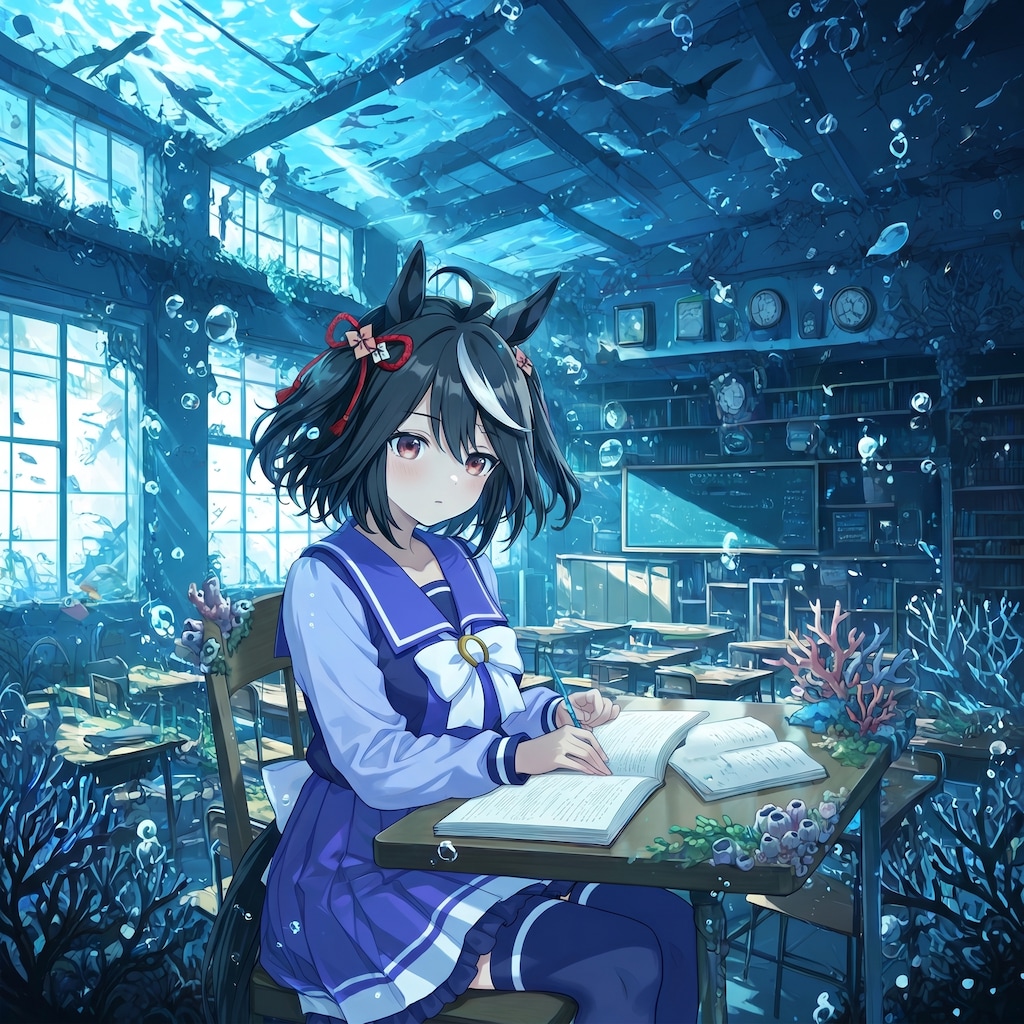海底教室のキタサンブラックさん