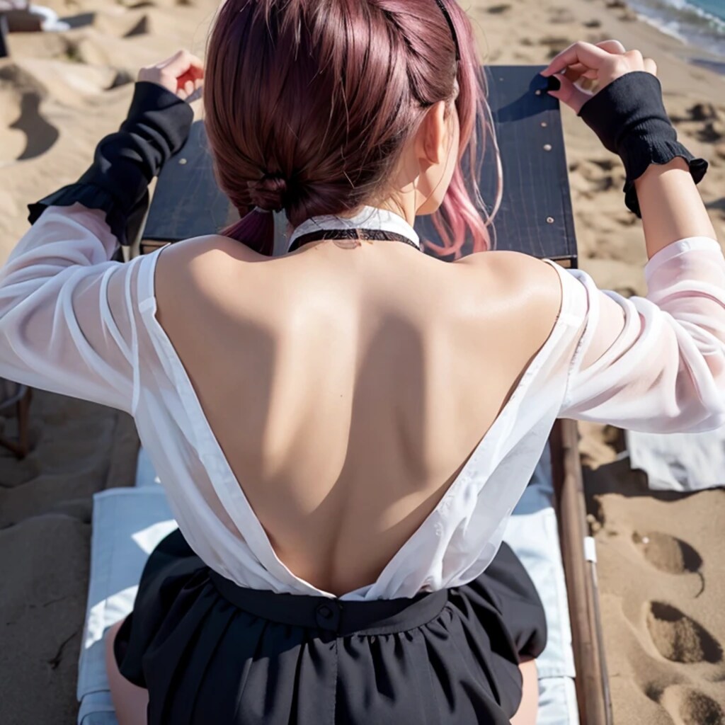 ちょっとお兄ちゃん　自由研究で太陽の動きを追いかけてるんだから邪魔しないでよっ