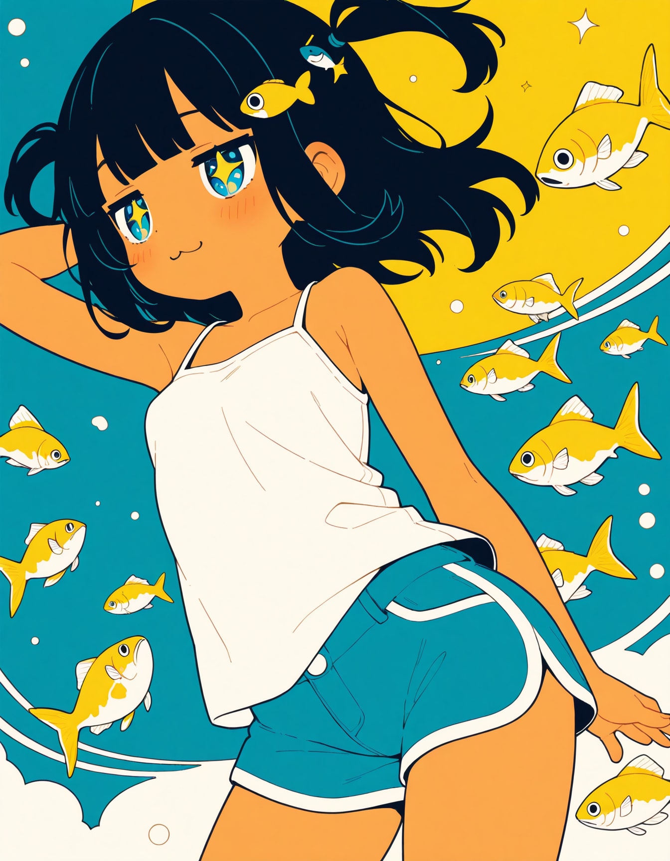 フラットなよその子 | の人気AIイラスト・グラビア