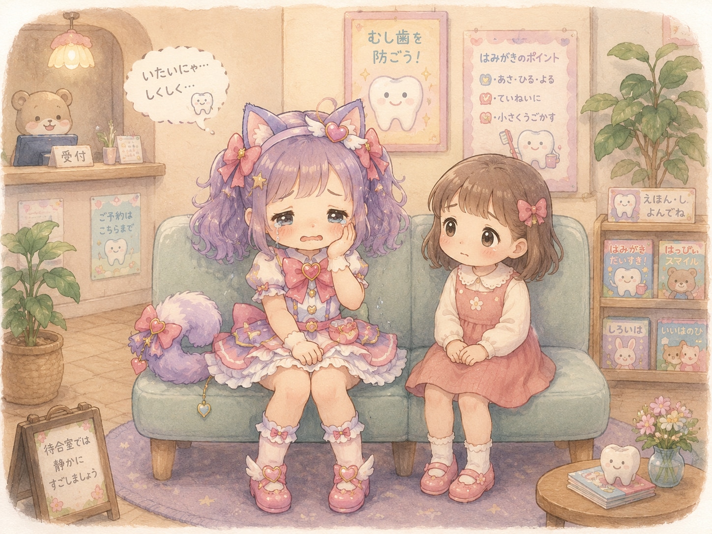 ねこな魔法少女ちゃんだってむしばになるにゃ…