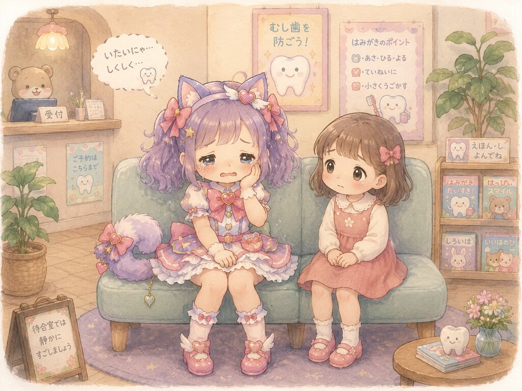 ねこな魔法少女ちゃんだってむしばになるにゃ…
