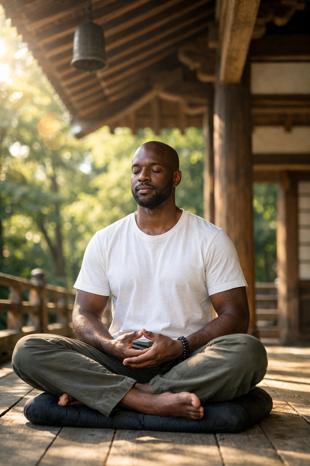 禅のこころに触れる観光客 | の人気AIイラスト・グラビア