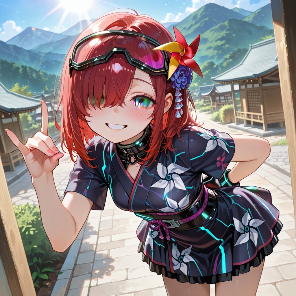 未来の浴衣ドレス①