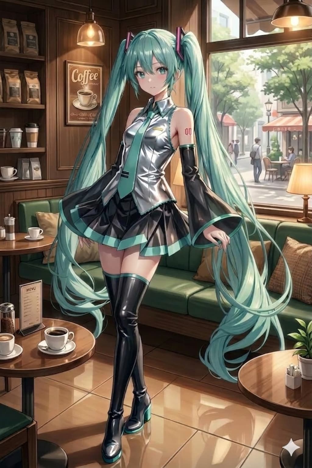 喫茶店のミクさん