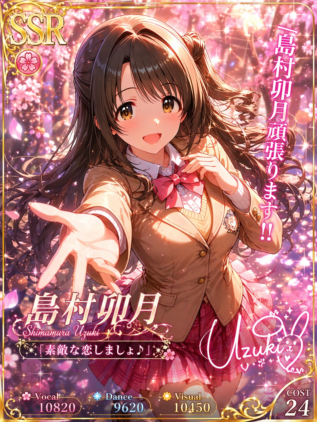 島村卯月SSR♪ | の人気AIイラスト・グラビア