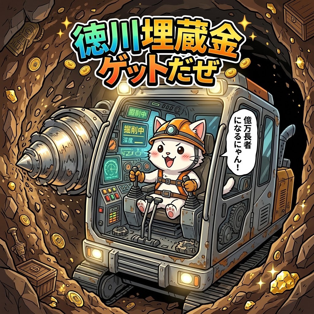 徳川埋蔵金/Gemini | の人気AIイラスト・グラビア