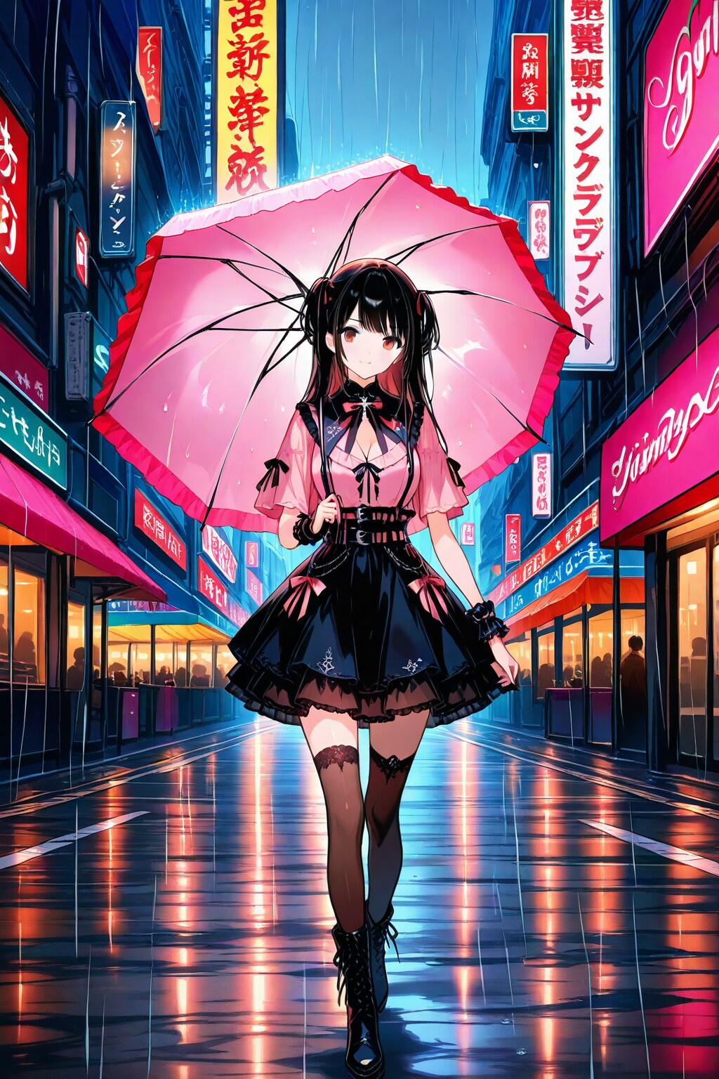 町を歩く