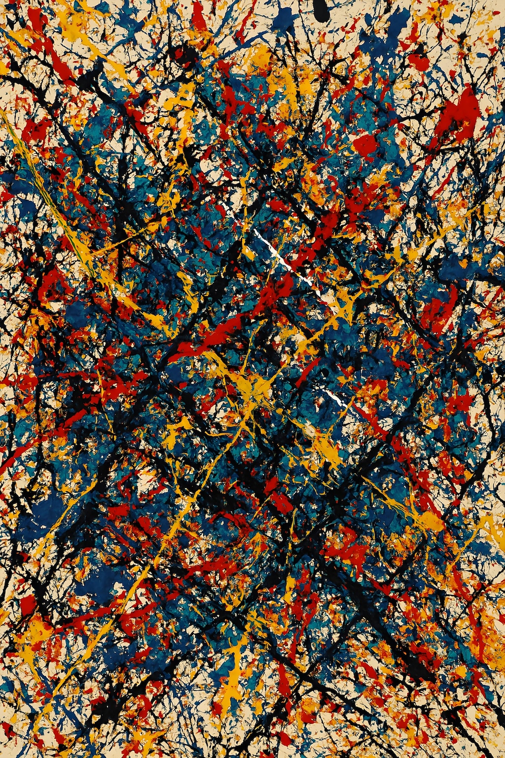 動物を探してみよう-アクション・ペインティング-