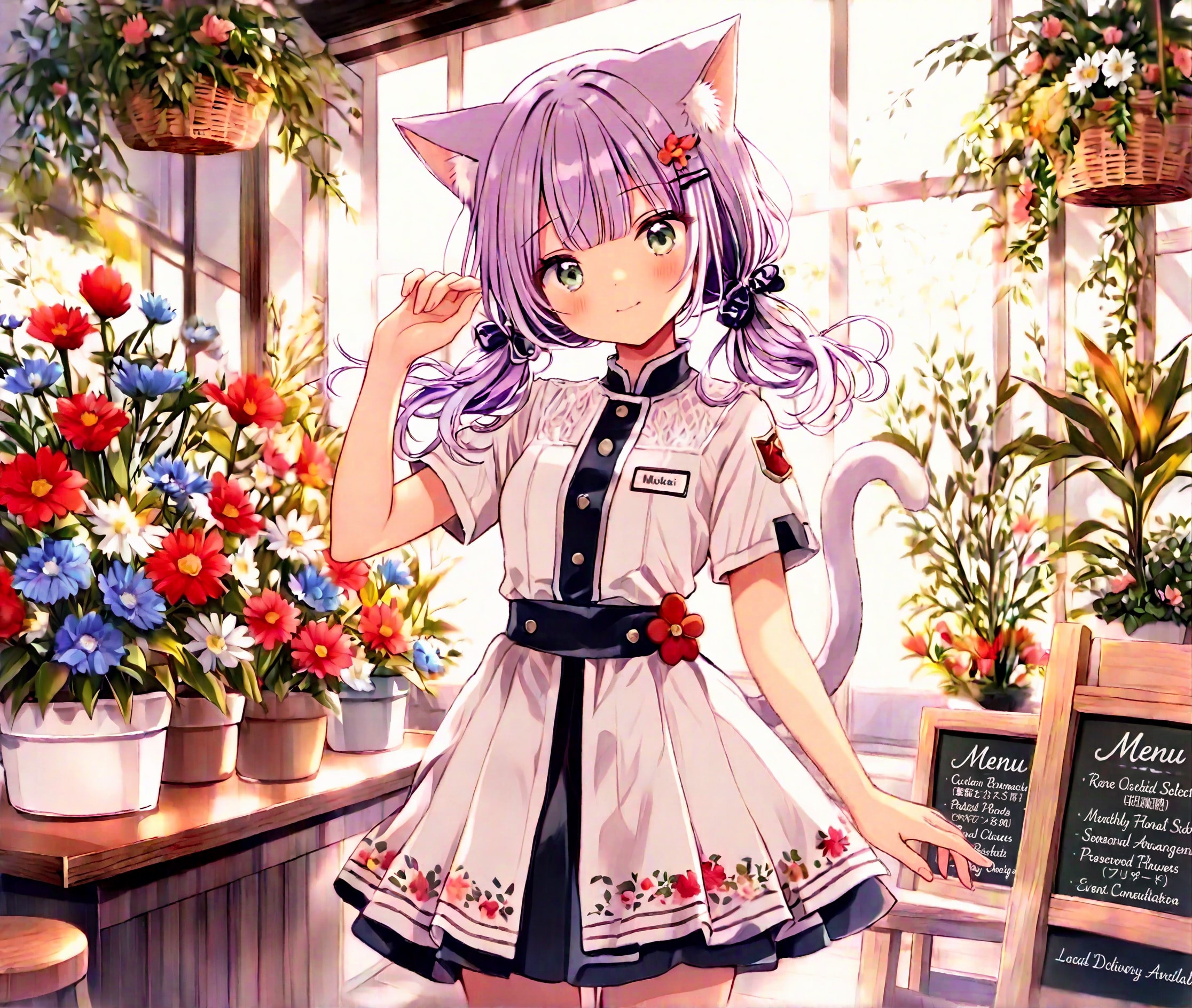 花屋にて