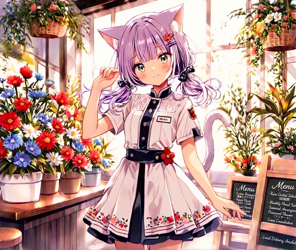 花屋にて
